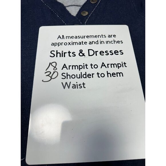 Soft Surroundings Long Sleeve Mixed Button Pocket Tunic Size S - Picture 8 of 8